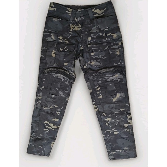 Yevhev Green camouflage tactical combat pants Men's Size Medium Hunting Outdoor